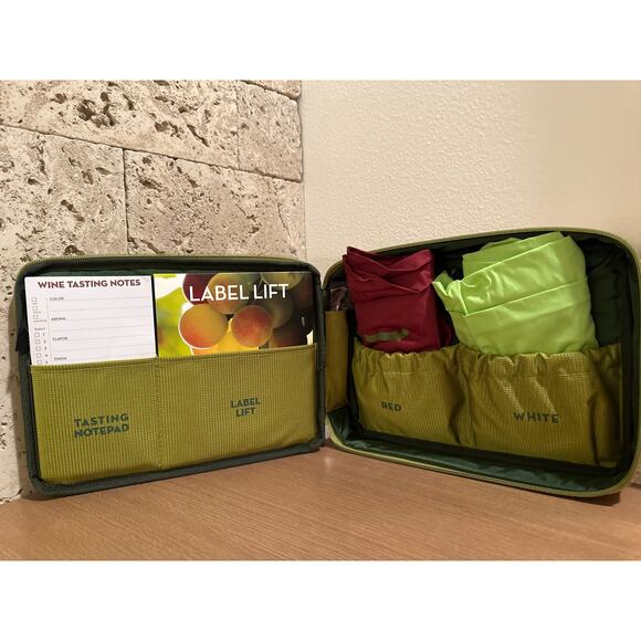 New Wine Tasting Kit, Cork, Corkscrew, Wine Bags & Notepad Gift Fun Oenophilia - Picture 6 of 8